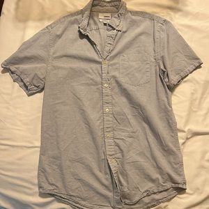 Mens button down striped shirt